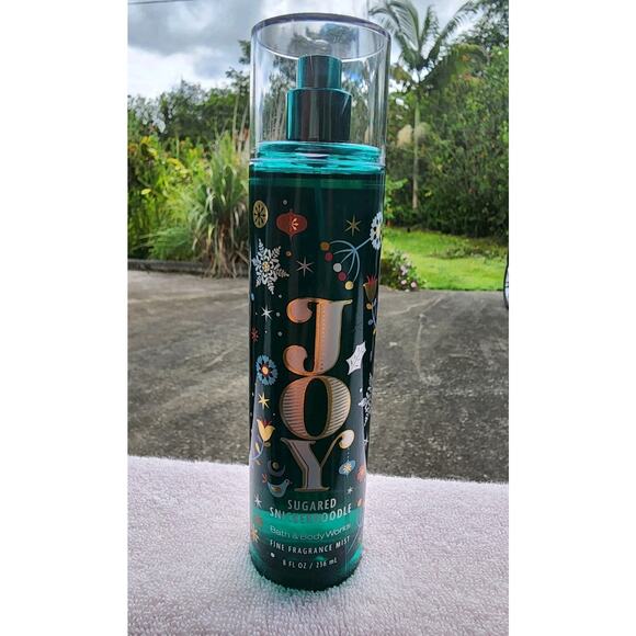 NEW BATH AND BODY WORKS JOY SUGARED SNICKERDOODLE BODY MIST 8 FL OZ Fragrance - Picture 1 of 2